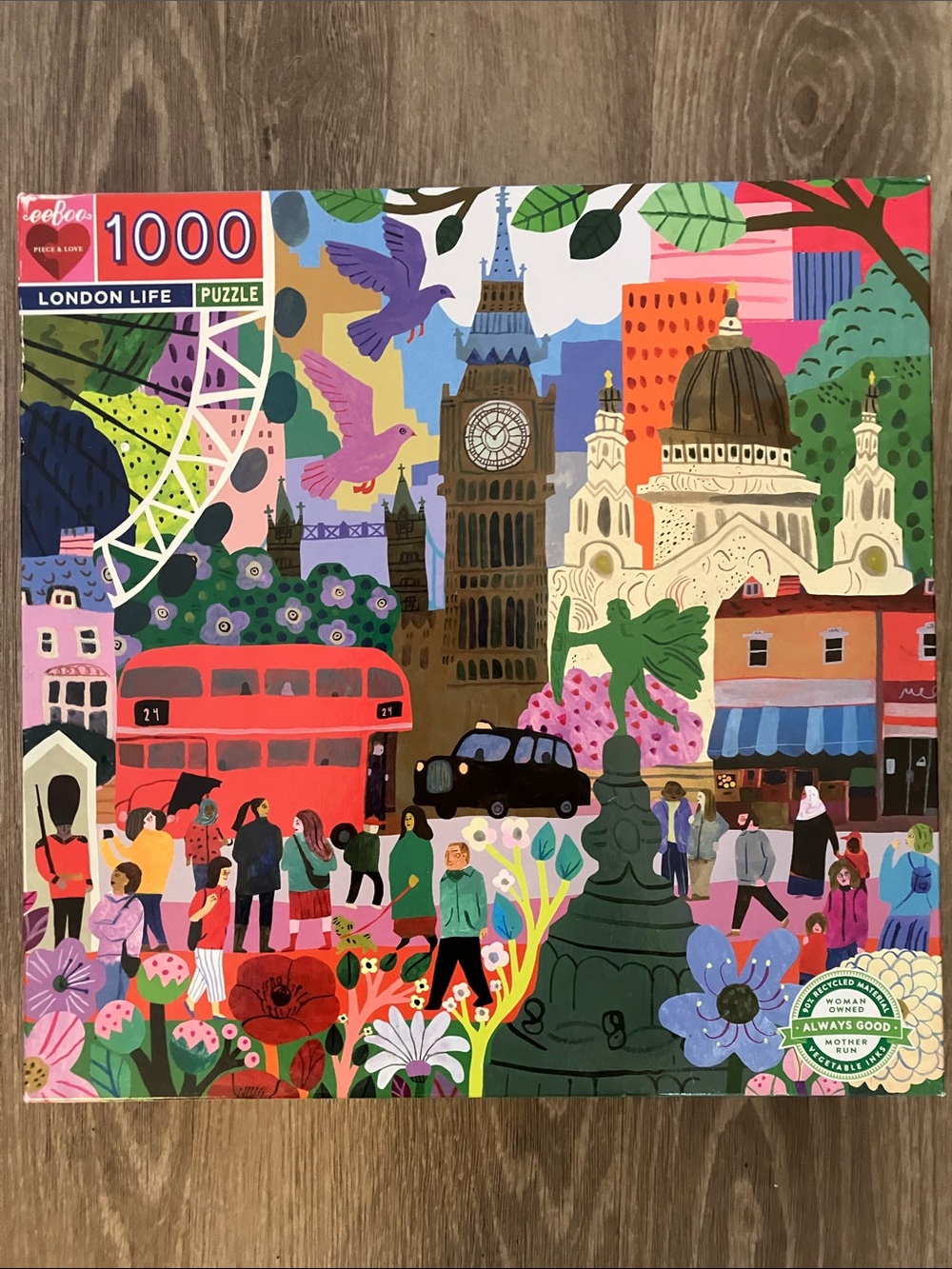🧩Complete🧩 eeBoo ‘London Life’ - 1000 piece puzzle